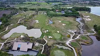 Golfbaan Stippelberg met clubhuis