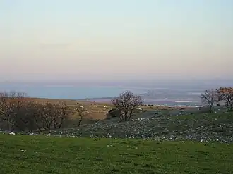 Golf van Manfredonia gezien vanaf Contrada Ornale - San Giovanni Rotondo