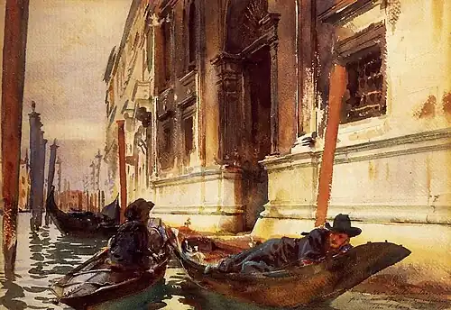 Gondolier's Siesta, 1905