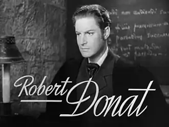 Robert Donat in Goodbye Mr Chips