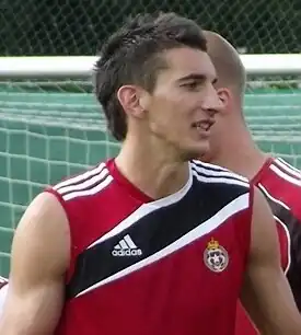 Bunoza met Wisła Kraków.