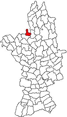 Kaart van Grădinari