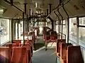 Interieur van een Gräf & Stift-trolleybus