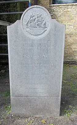 Graf van Lancelot Skynner, kapitein van het fregat HMS LUTINE