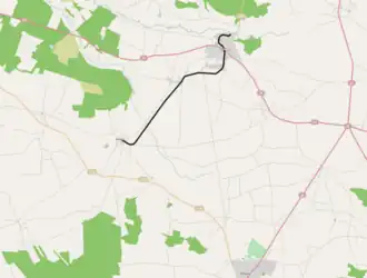 Haderslebener Kreisbahn op de kaart