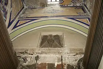 De Komneense adelaar in het oudste deel van de bazaar