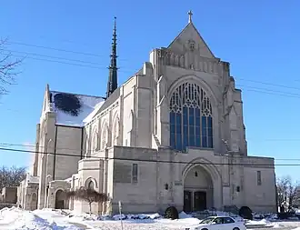 Cathedral of the Nativity of the Blessed Virgin Mary in Grand Island in 2010