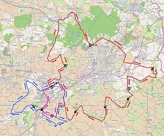 Routekaart van de GP Denain 2014