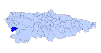 Kaart van Grandas de Salime