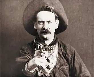 Broncho Billy Anderson in The Great Train Robbery uit 1903