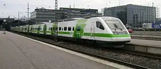 Sm3 in nieuwe huisstijl op 13 september 2010 in Helsinki Central station