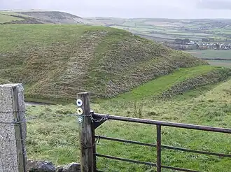 Landschap nabij Bincombe