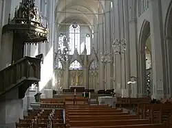 Interieur van de Dom van Greifswald