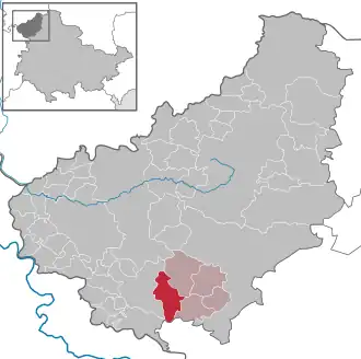 Kaart van Großbartloff