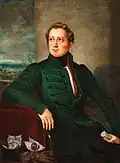 Leopold van Baden, schilderij door Franz Xaver Winterhalter