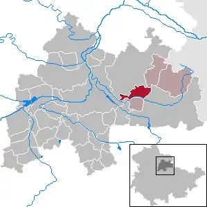 Kaart van Großneuhausen