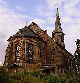 Kerk van St. Wendalinus in de plaats Großrosseln