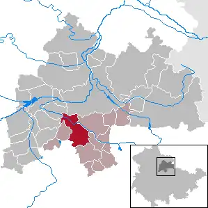 Kaart van Großrudestedt