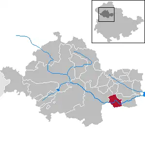 Kaart van Großvargula