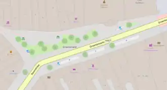 Kaart van de Groentemarkt