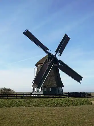 De Groetermolen, vanaf het oosten (2016)