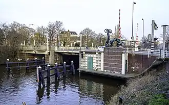 De Emmabrug gezien vanuit het westen