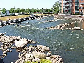 Nabij de voormalige Silkeborg Papirfabriek
