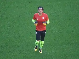 Ochoa tijdens het wereldkampioenschap voetbal 2018