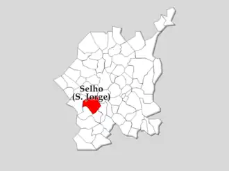 Kaart van São Jorge de Selho