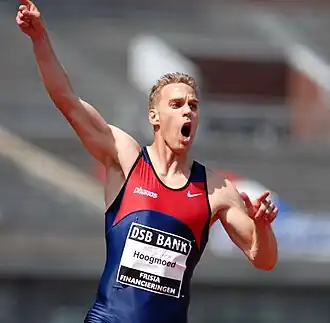 Guus Hoogmoed tijdens NK 2007