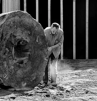 Guy Rombouts aan het werk, 2012