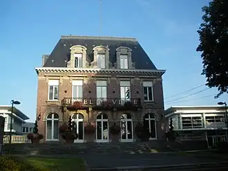 Het gemeentehuis van Mouvaux