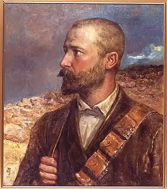 Portret van Coster door Johan Antoni de Jonge (Collectie Universiteit Leiden)