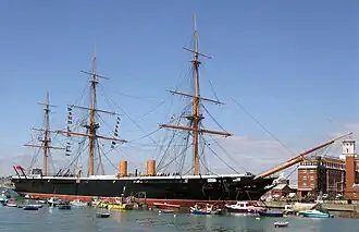 HMS Warrior in 2009
