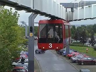 H-Bahn Dortmund in de oude kleuren (2005)