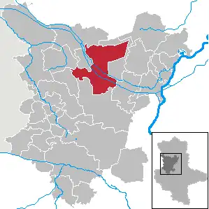 Kaart van Haldensleben