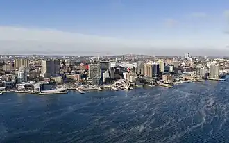 Uitzicht over Halifax