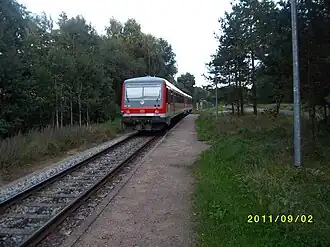 Station Suerhop in de tijd van de DB Regio (2011)