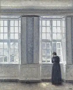 Hoge ramenVilhelm Hammershøi, 1913