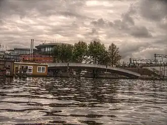 Han Lammersbrug, gezien naar het oosten
