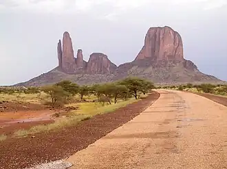 De hand van Fatima bij Hombori (Mali)
