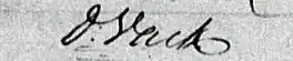 Handtekening Dirk Valk in 1836