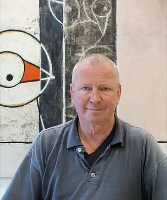 Innemée in zijn atelier (2014)