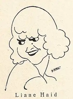 Karikatuur door Hans Rewald, 1929