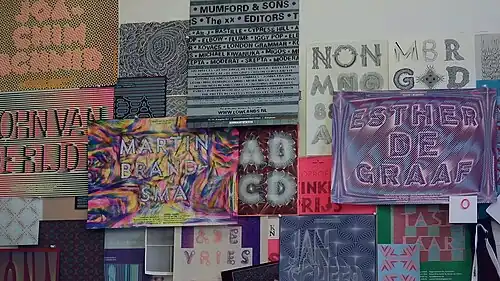 Een aantal ontwerpen van Hansje van Halem