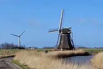 De Hantumervaart bij de Hantumermolen (2022)