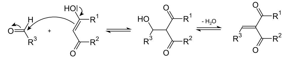 Hantzsch-synthese van α,β-onverzadigde carbonylverbinding