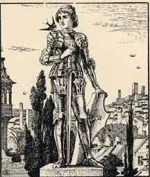 Illustratie van Walter Crane voor The Happy Prince And Other Tales (hier uit de herdruk van 1910, identiek aan de eerste uitgave uit 1888)