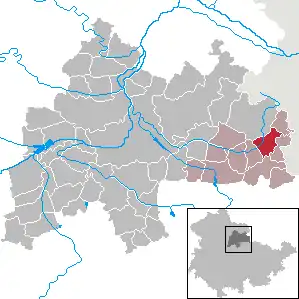 Kaart van Hardisleben