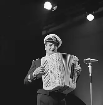 Harry van der Velde omstreeks 1973